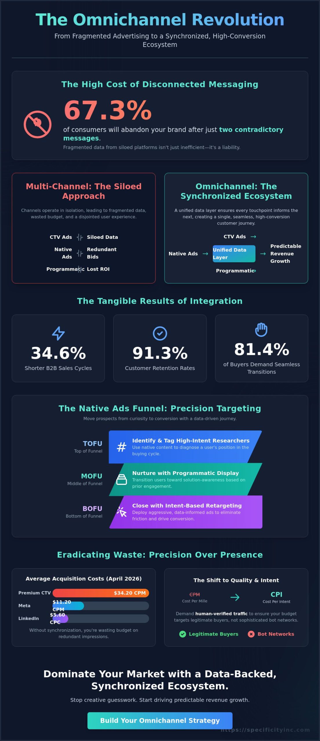Omnichannel Advertising Strategy in 2026: Architecting High-Intent Funnels for Strategic Dominance