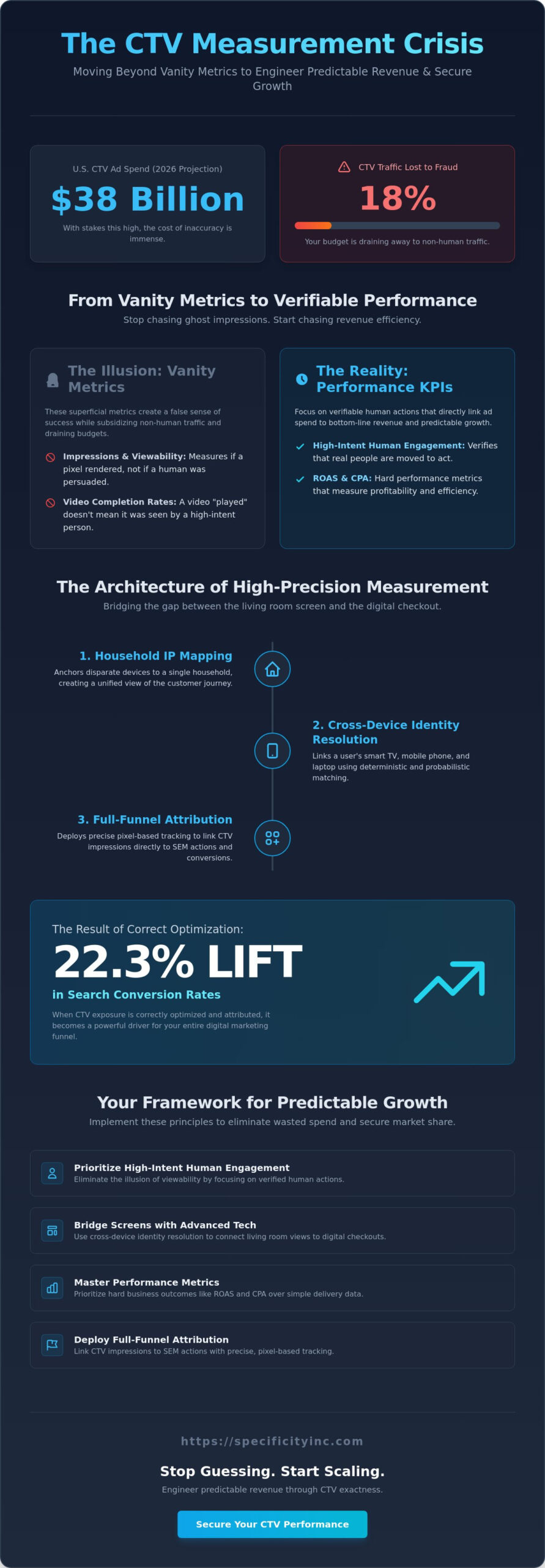 Measuring CTV Ad Effectiveness: The Definitive Guide to High-Intent Attribution