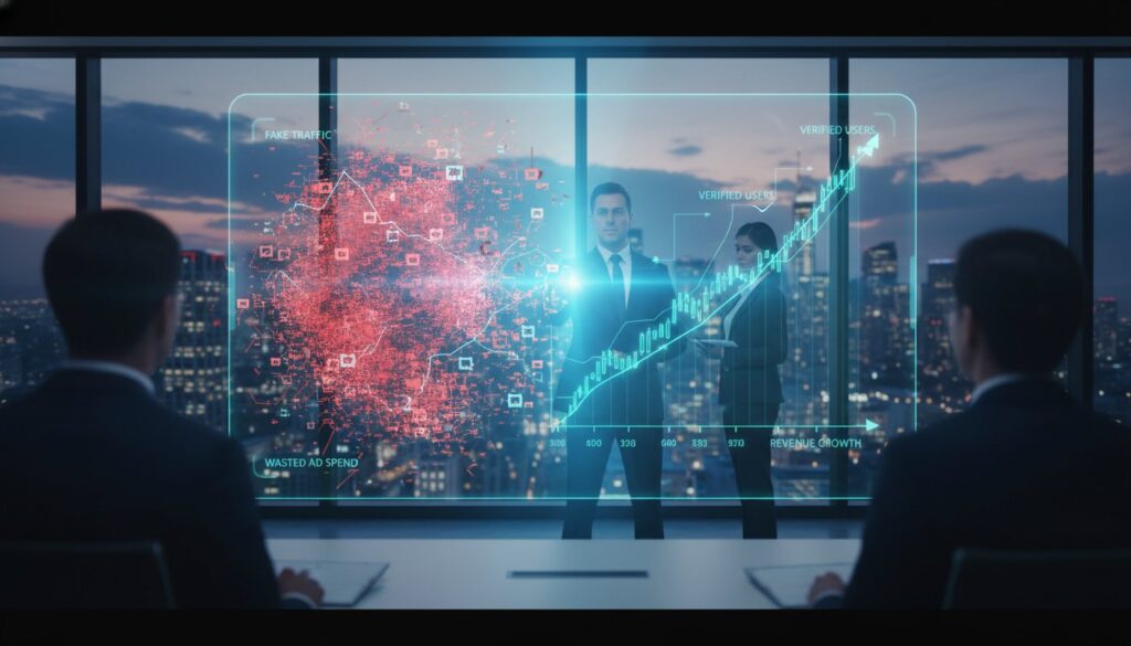 Preventing Ad Spend Waste on Fake Traffic: The Executive Guide to Human-Verified Growth